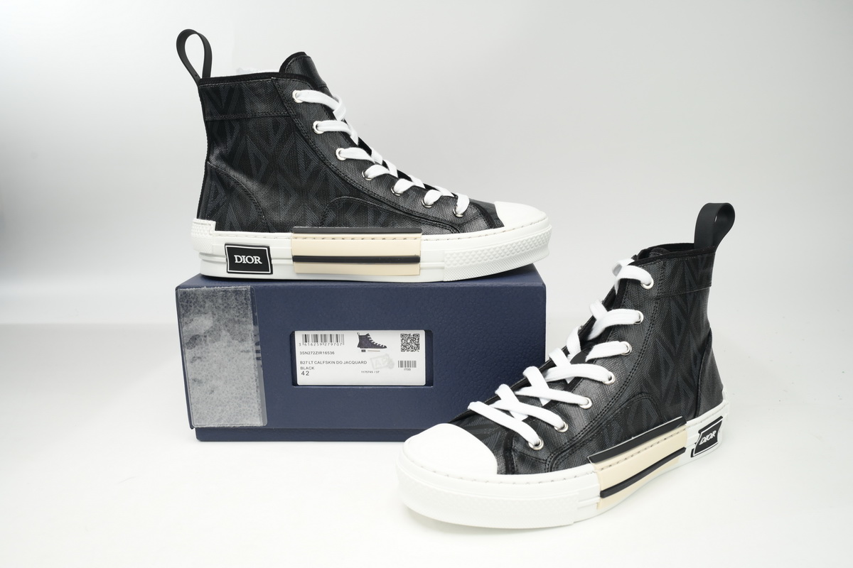 Dior B23 High Top Black CD Diamond 3SN272ZIR 16536