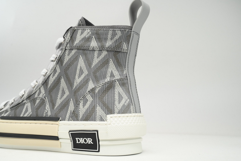 Dior B23 High Top Gray CD Diamond 3SH118ZPP_H868