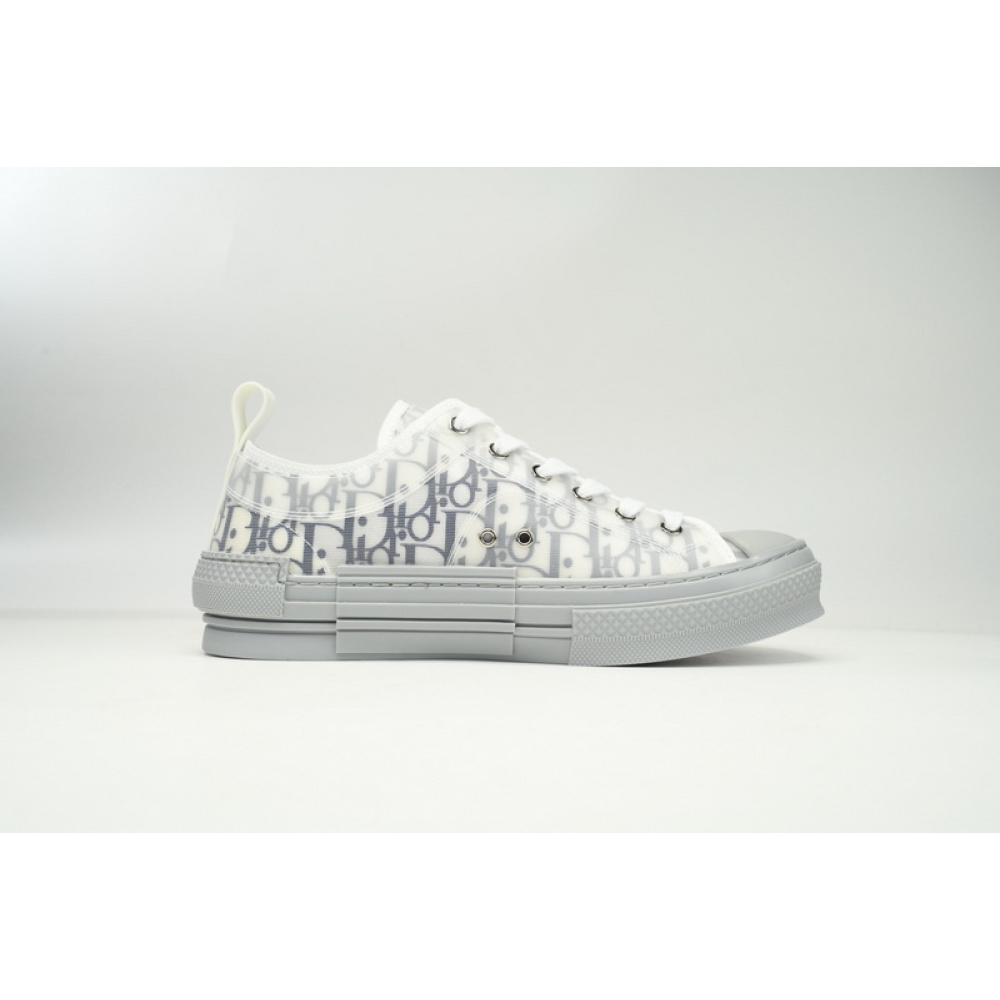 Dior B23 HT Oblique Low Cut Blue Gray 3SN272ZIR 16536