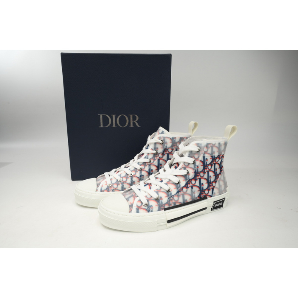 Dior B23 HT Oblique Transparency High Blue Red 3SN272ZIR 16536