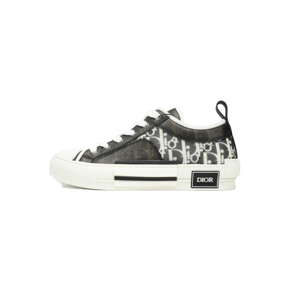 Dior B23 HT Oblique Transparency Low Bang Black and White 3SN272ZIR 16536