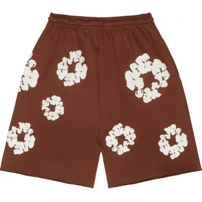 Denim Tears The Cotton Wreath Shorts Brown 02