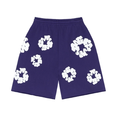 Denim Tears The Cotton Wreath Shorts Purple 02