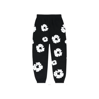 Denim Tears The Cotton Wreath Sweatpants Black 02
