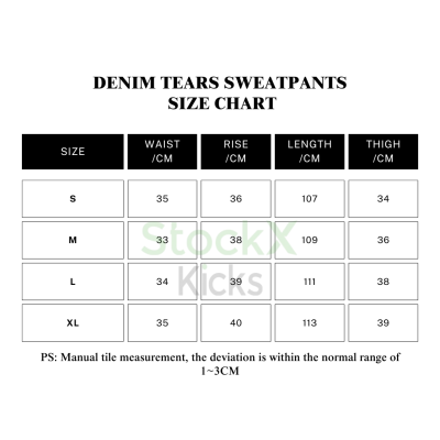 Denim Tears Cotton Wreath Sweatpants Black Monochrome EG SS24 02