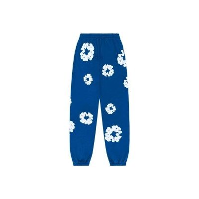 Denim Tears The Cotton Wreath Sweatpants Royal Blue 01