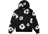 Buy best fake denim tears reps clothing, incuding replica Denim Tears The Cotton Wreath Hoodie black, from fake clothes website stockx kicks.