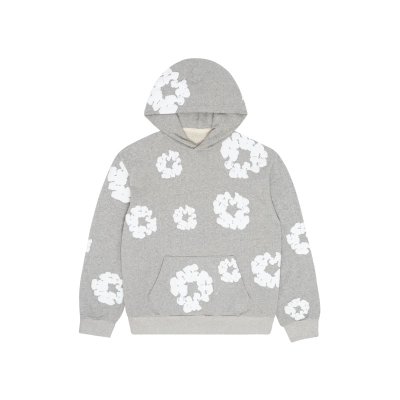 Denim Tears The Cotton Wreath Sweatshirt Grey Hoodie 01