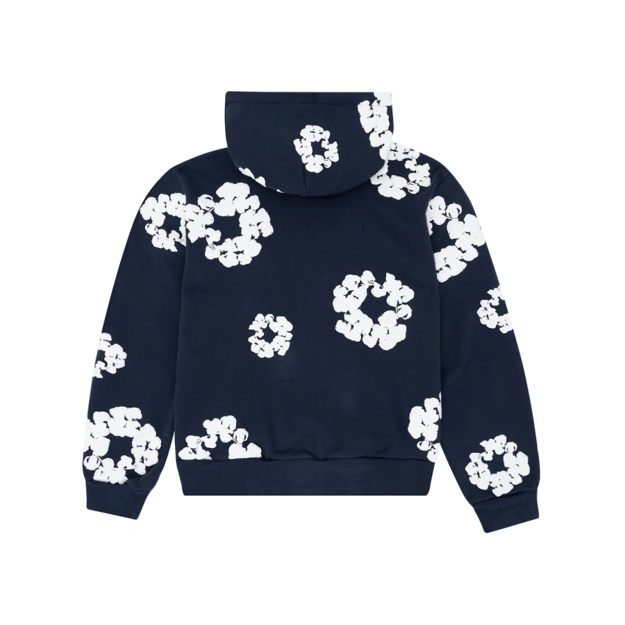 Denim Tears The Cotton Wreath Sweatshirt Navy Hoodie