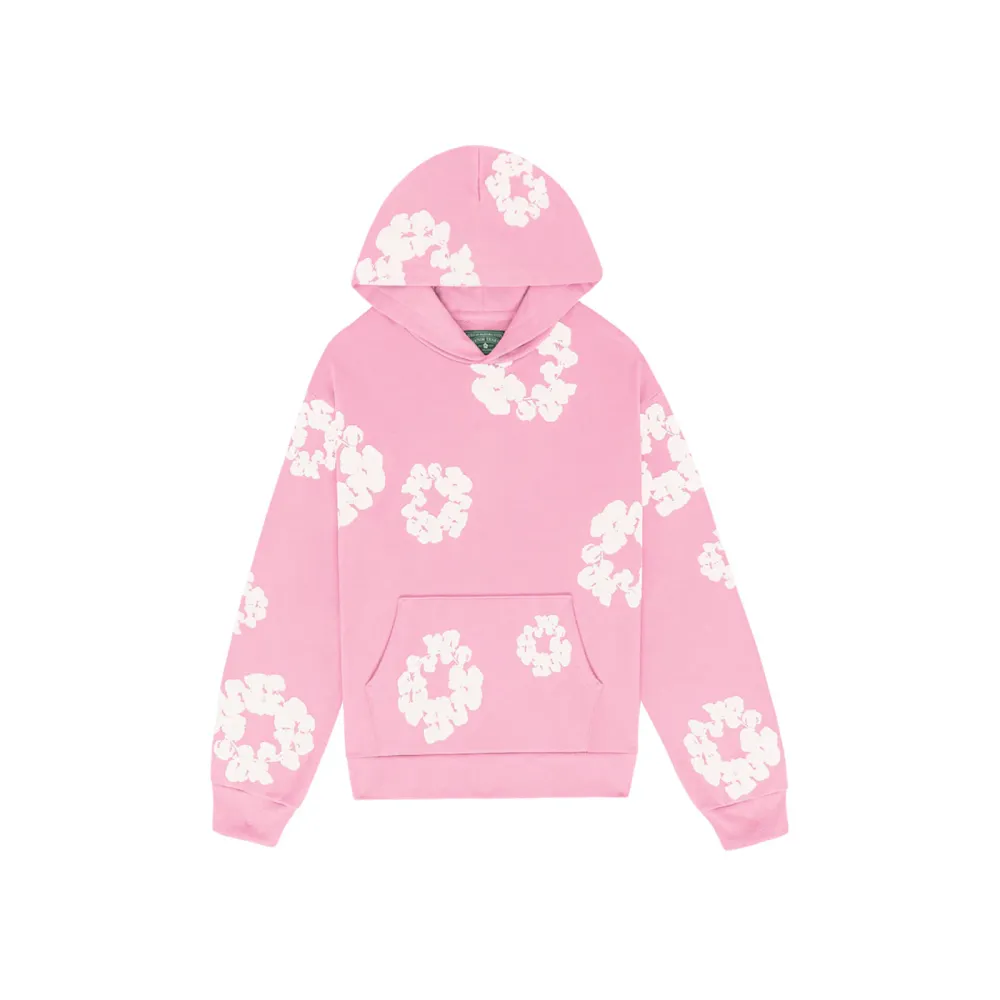 Denim Tears The Cotton Wreath Sweatshirt Pink Hoodie