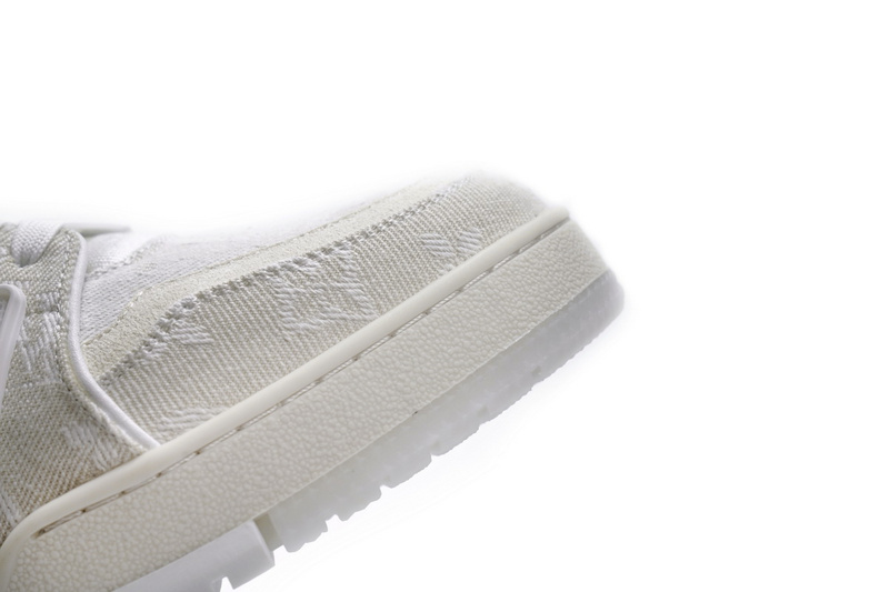 Louis Vuitton Trainer White Denim MS0241