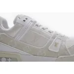 Louis Vuitton Trainer White Denim MS0241