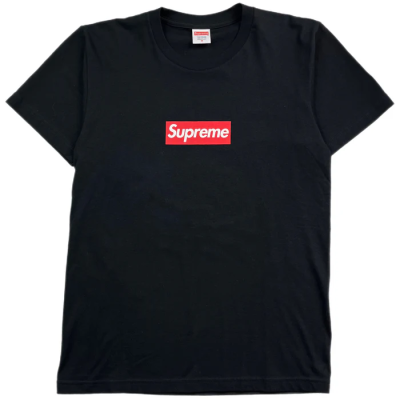Supreme 20th Anniversary Box Logo Tee Black T Shirt 01