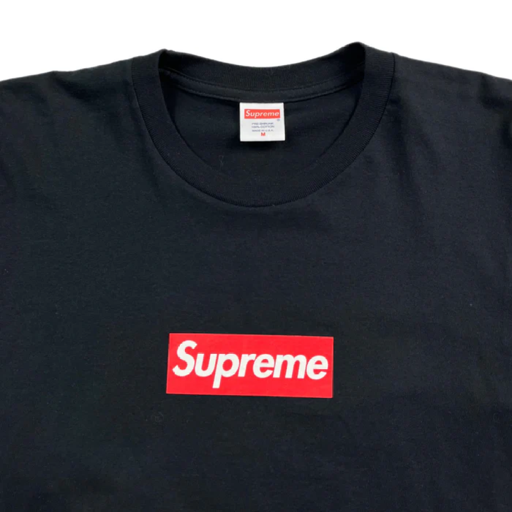 Supreme 20th Anniversary Box Logo Tee Black T Shirt