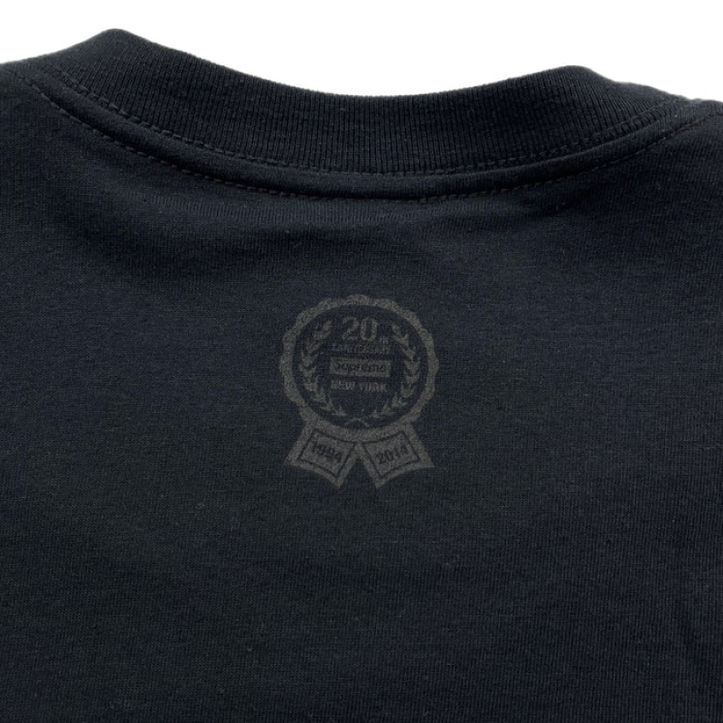 Supreme 20th Anniversary Box Logo Tee Black T Shirt