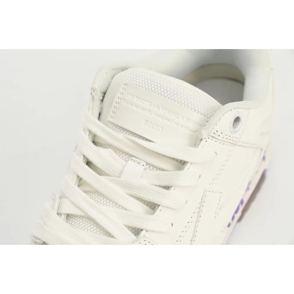 pk god batch off-white out of office ooo low tops white purple printing owia259s 23lea003 0136