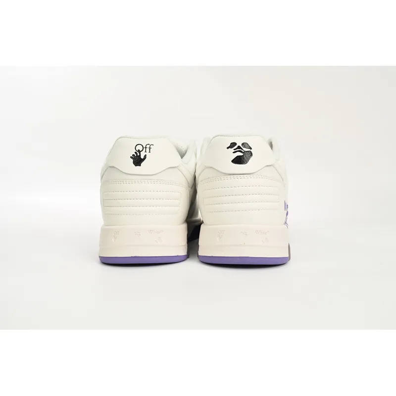 PK God Batch OFF-WHITE Out Of Office OOO Low Tops White Purple Printing OWIA259S 23LEA003 0136