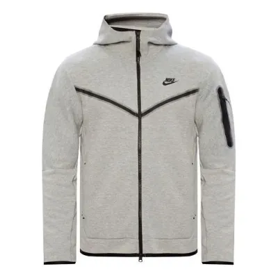 Nike Sportswear Tech Fleece Full-Zip Hoodie Heather Grey 01
