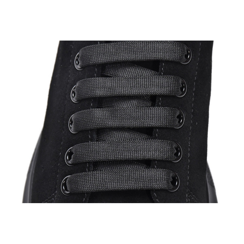 【High Quality $59 Free Shipping】Alexander McQueen Sneaker Black 553761WHV671000