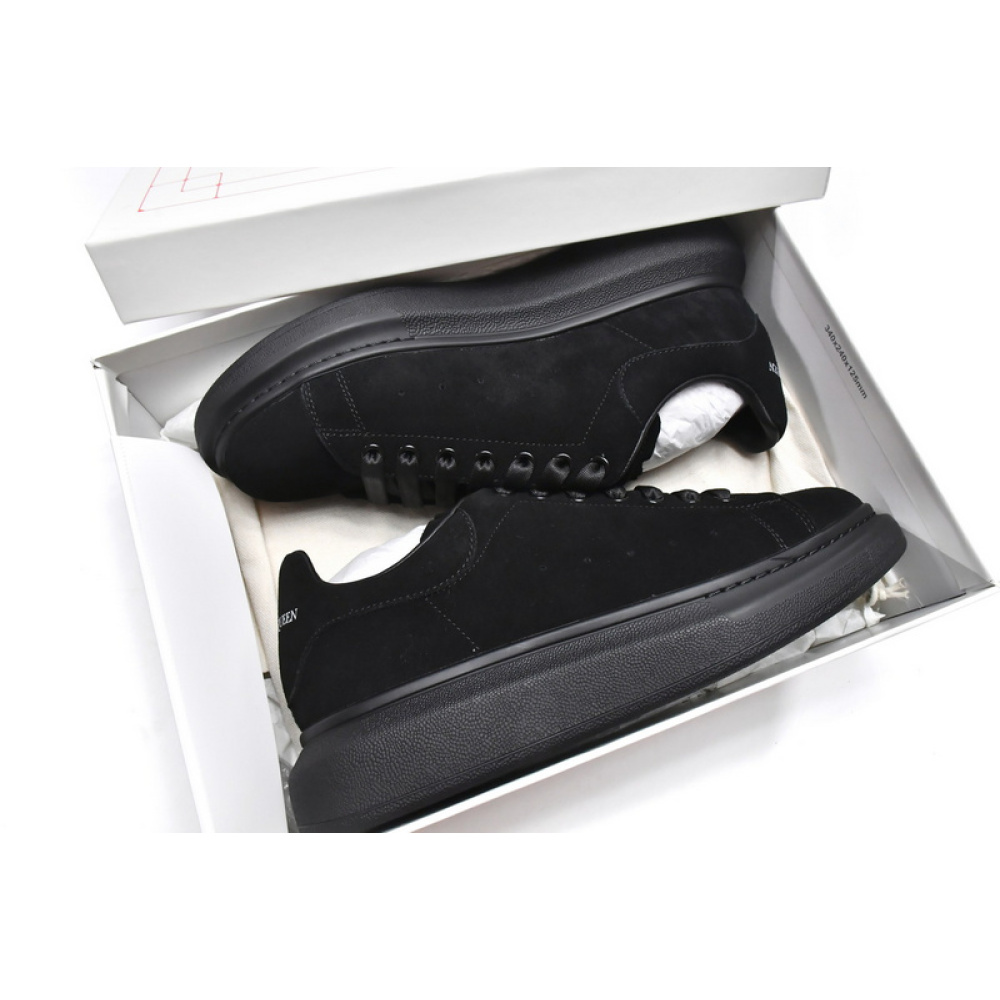 【High Quality $59 Free Shipping】Alexander McQueen Sneaker Black 553761WHV671000