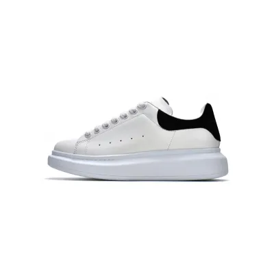 【High Quality $59 Free Shipping】Alexander McQueen Sneaker White Black 462214 WHGP7 9001 01
