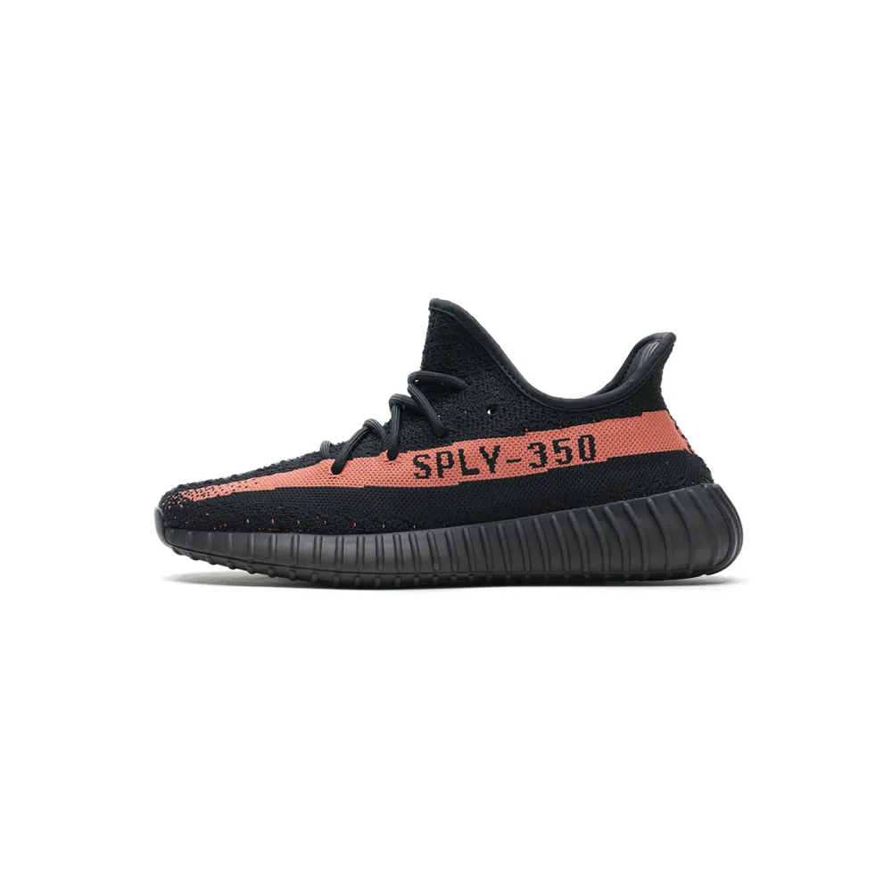 【high quality $59 free shipping】ad*s yeezy boost 350 v2 core black red by9612