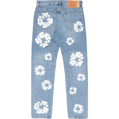 DENIM TEARS THE COTTON WREATH JEAN LIGHT WASH 02