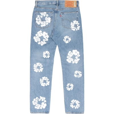 DENIM TEARS THE COTTON WREATH JEAN LIGHT WASH 02