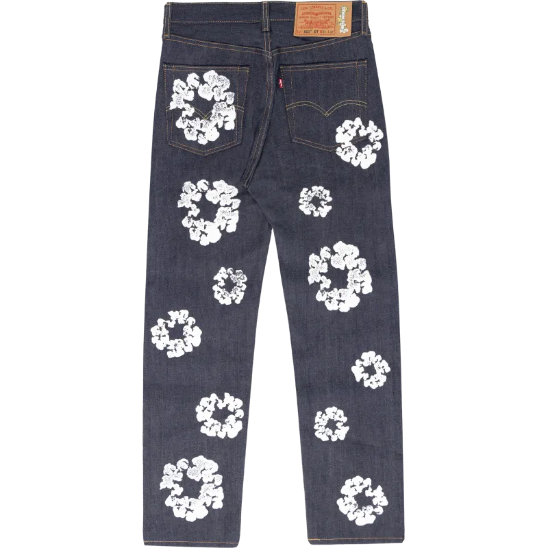 DENIM TEARS THE COTTON WREATH JEAN SELVEDGE