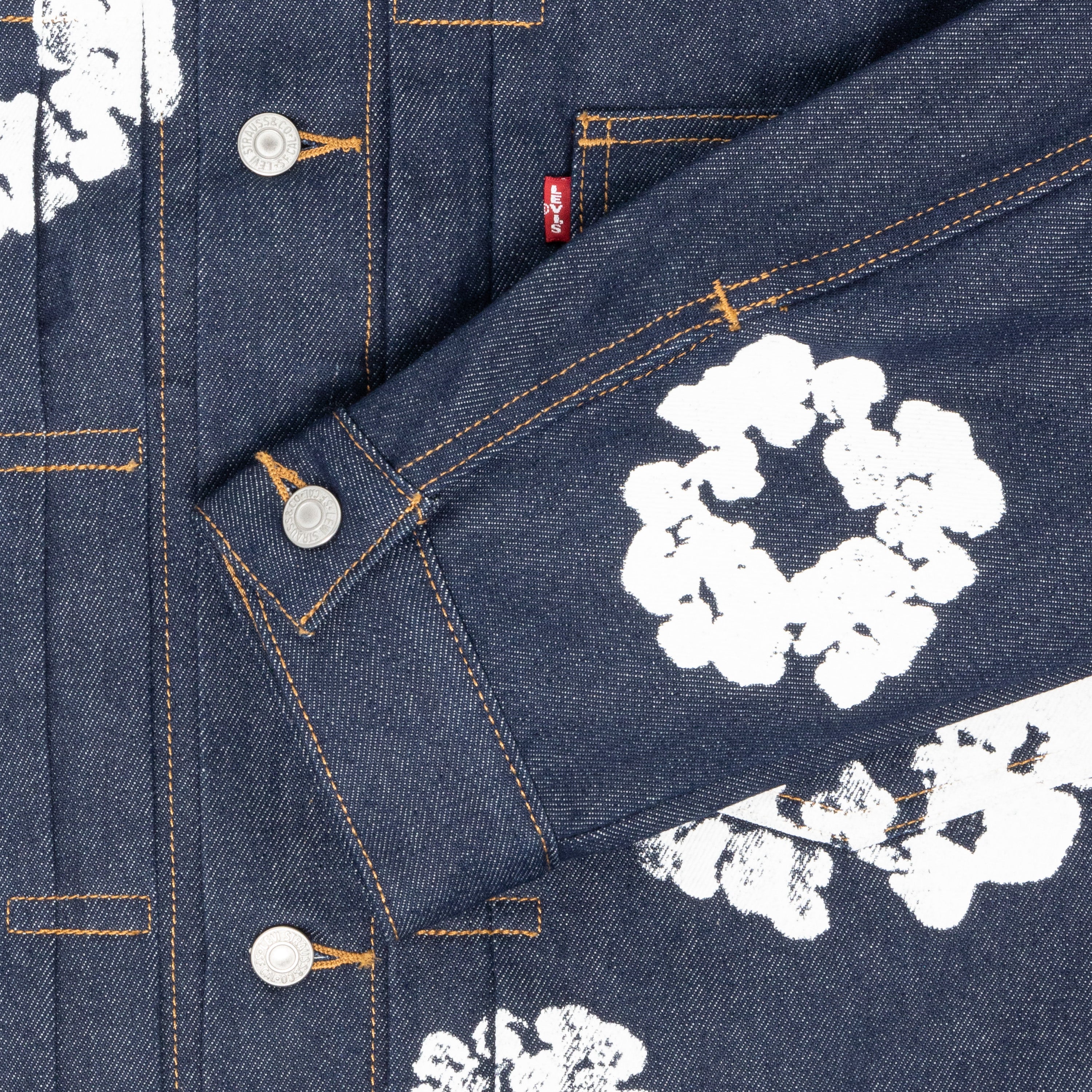 DENIM TEARS TYPE - 2 ALL OVER WREATH RAW Jacket