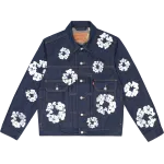 DENIM TEARS TYPE - 2 ALL OVER WREATH RAW Jacket