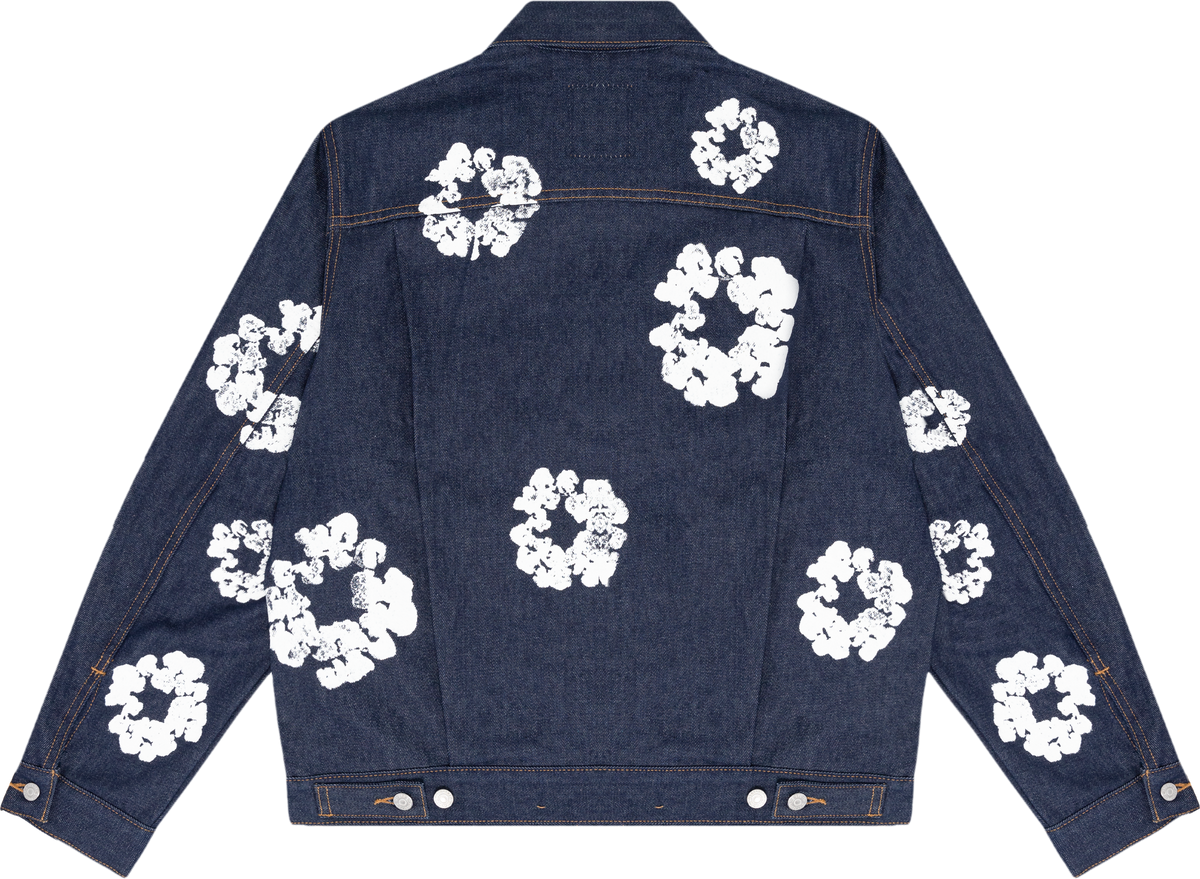 DENIM TEARS TYPE - 2 ALL OVER WREATH RAW Jacket