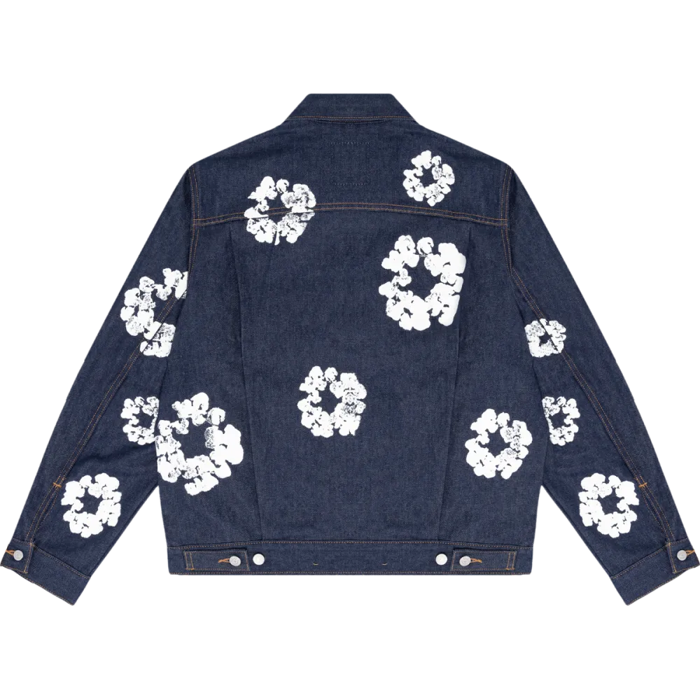 DENIM TEARS TYPE - 2 ALL OVER WREATH RAW Jacket