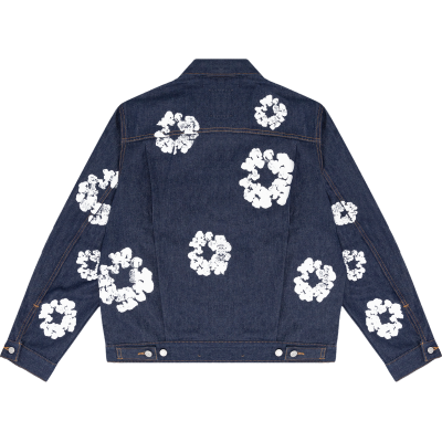 DENIM TEARS TYPE - 2 ALL OVER WREATH RAW Jacket 02
