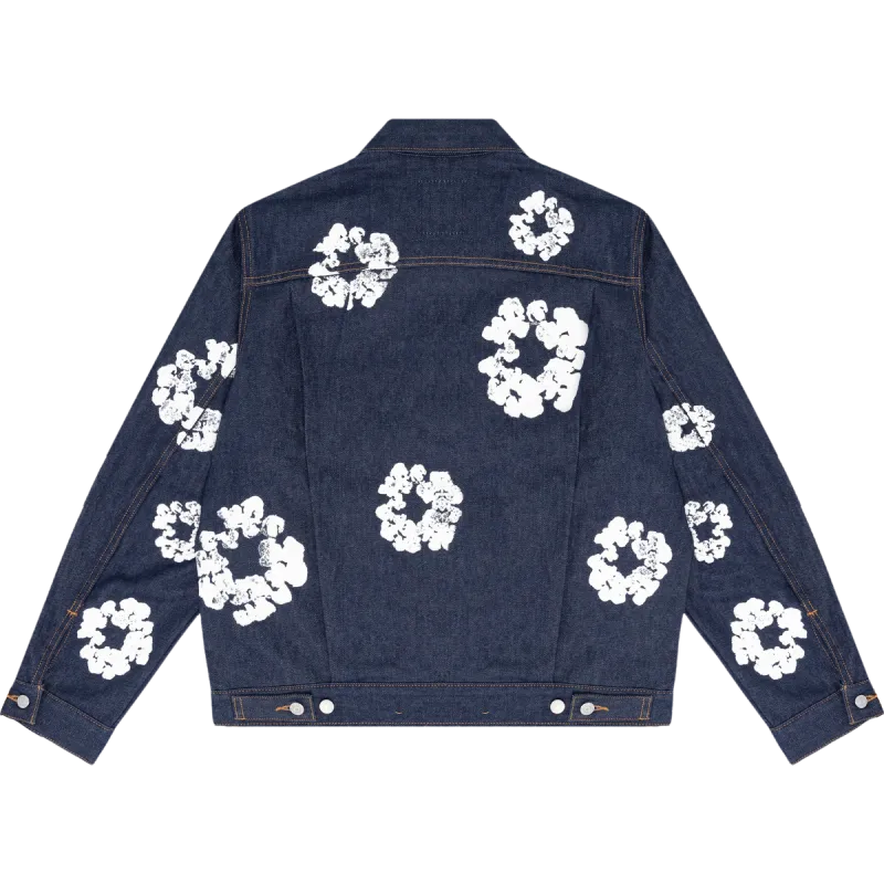 DENIM TEARS TYPE - 2 ALL OVER WREATH RAW Jacket