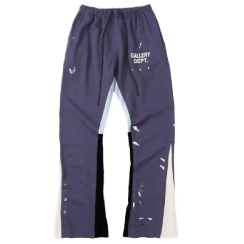 Gallery Dept. Painted Flare Sweat Pants Navy
