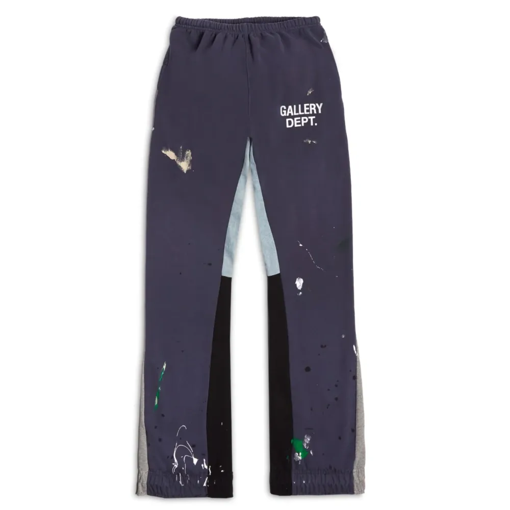 Gallery Dept. Painted Flare Sweat Pants Navy