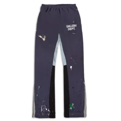 Gallery Dept. Painted Flare Sweat Pants Navy 02