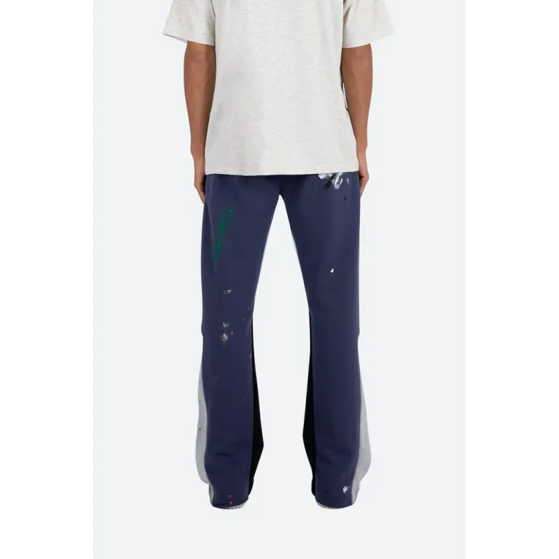 Gallery Dept. Painted Flare Sweat Pants Navy