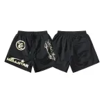 Hellstar Sports Flame Shorts Black