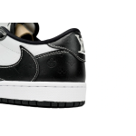 PK God Batch Air Jordan 1 Low cut Louis Vuitton Black And White DL2211-001