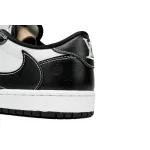 PK God Batch Air Jordan 1 Low cut Louis Vuitton Black And White DL2211-001