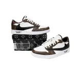 PK God Batch Air Jordan 1 Low cut Louis Vuitton Brown DL2403-002