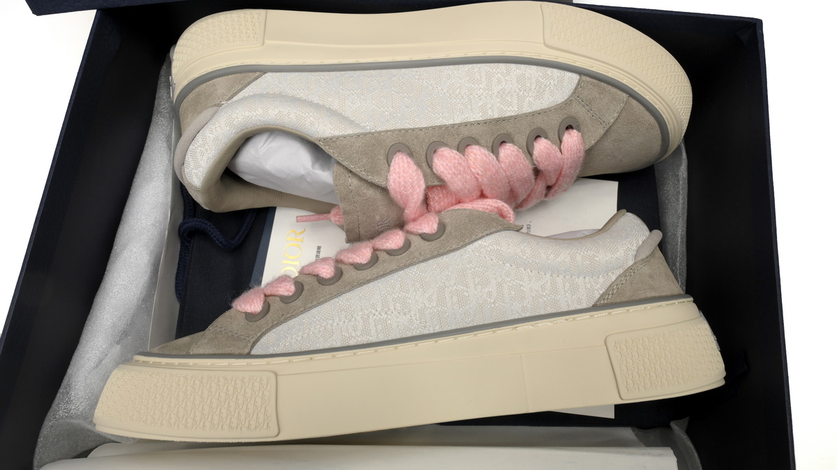 Dior B33 Sneaker Grey White Oblique Jacquard 3SN272 ZIR1 6536