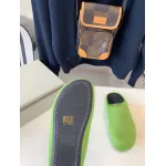 Marni Green LONG-HAIR CALFSKIN FUSSBETT SABOT Slide SBMR000600P412200V07