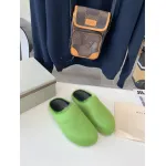 Marni Green LONG-HAIR CALFSKIN FUSSBETT SABOT Slide SBMR000600P412200V07