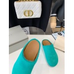 Marni Green LONG-HAIR CALFSKIN FUSSBETT SABOT Slide SBMR000600P412200V62