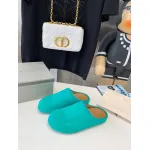 Marni Green LONG-HAIR CALFSKIN FUSSBETT SABOT Slide SBMR000600P412200V62