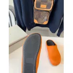 Marni Orange LONG-HAIR CALFSKIN FUSSBETT SABOT Slide SBMS004601P412200R09