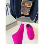 MARNI FUCHSIA Pink Fussbett Sabot Loafers Slide SBMR000600P412200C57